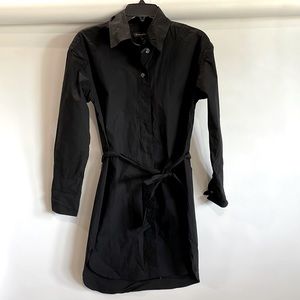 Banana republic shirt dress. Black, size xs